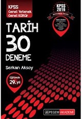 2016 KPSS Tarih 30 Deneme