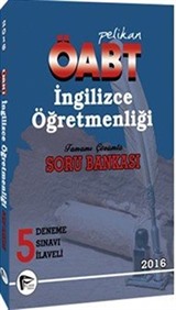 2016 KPSS ÖABT İngilizce Öğretmenliği Çözümlü Soru Bankası + 5 Deneme Sınavı