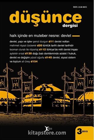 Düşünce Dergisi Sayı:3 2015