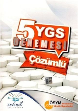 5 YGS Denemesi Çözümlü