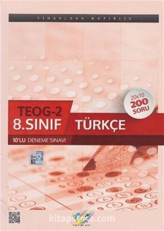 8. Sınıf TEOG 2 Türkçe Çözümlü 10 Deneme