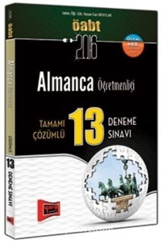 2016 ÖABT Almanca Öğretmenliği Tamamı Çözümlü 13 Deneme Sınavı