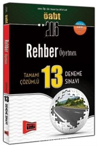 2016 ÖABT Rehber Öğretmen Tamamı Çözümlü 13 Deneme Sınavı