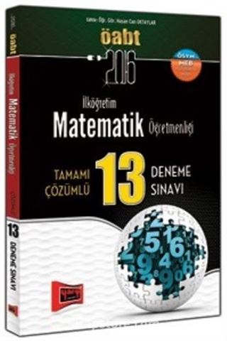 2016 ÖABT İlköğretim Matematik Öğretmenliği Tamamı Çözümlü 13 Deneme Sınavı