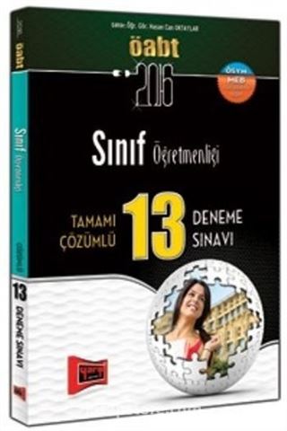 2016 ÖABT Sınıf Öğretmenliği Tamamı Çözümlü 13 Deneme Sınavı