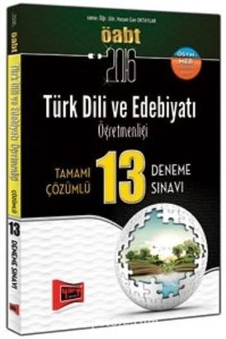 2016 ÖABT Türk Dili ve Edebiyatı Öğretmenliği Tamamı Çözümlü 13 Deneme Sınavı