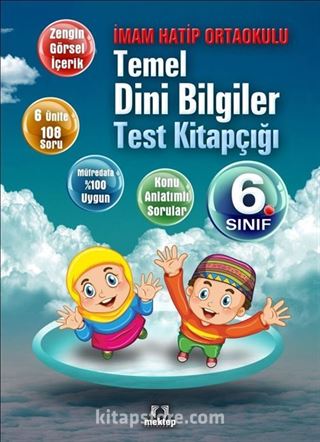 6. Sınıf Temel Dini Bilgiler Test Kitapçığı