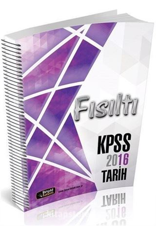 2016 KPSS Fısıltı Tarih Soru Cevap