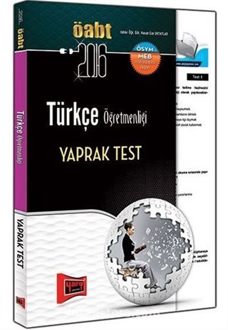 2016 ÖABT Türkçe Öğretmenliği Yaprak Test