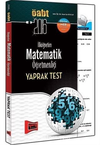 2016 ÖABT İlköğretim Matematik Öğretmenliği Yaprak Test