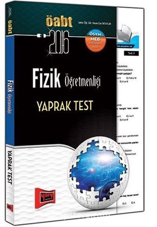 2016 ÖABT Fizik Öğretmenliği Yaprak Test