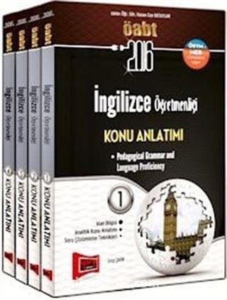 2016 ÖABT İngilizce Öğretmenliği Konu Anlatımlı Set (4 Kitap)