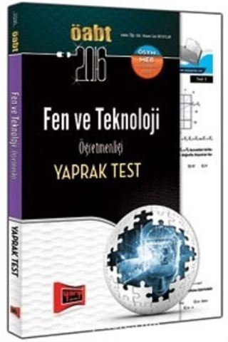 2016 ÖABT Fen ve Teknoloji Öğretmenliği Yaprak Test