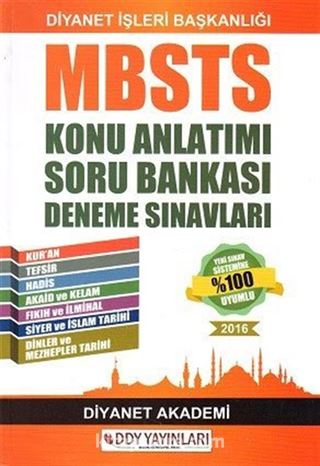 2016 MBSTS Konu Anlatımlı Soru Bankası Deneme Sınavları