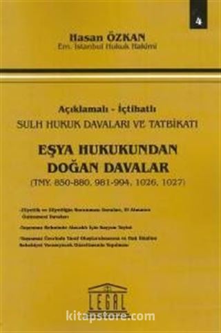 Eşya Hukukundan Doğan Davalar Seri 4