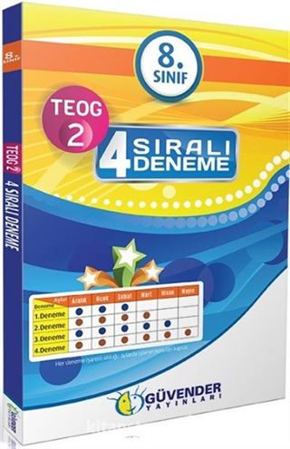 8.Sınıf TEOG 2 Sıralı 4 Deneme Seti