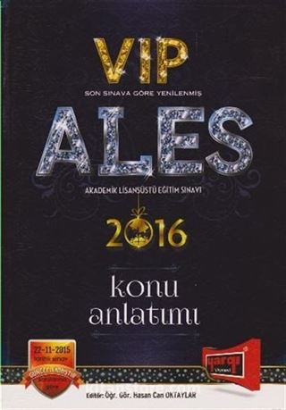 2016 ALES VIP Konu Anlatımı