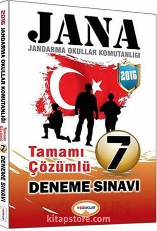 2016 JANA Tamamı Çözümlü 7 Deneme Sınavı