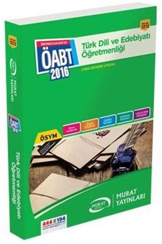 2016 ÖABT Türk Dili ve Edebiyatı Öğretmenliği Konu Anlatımlı