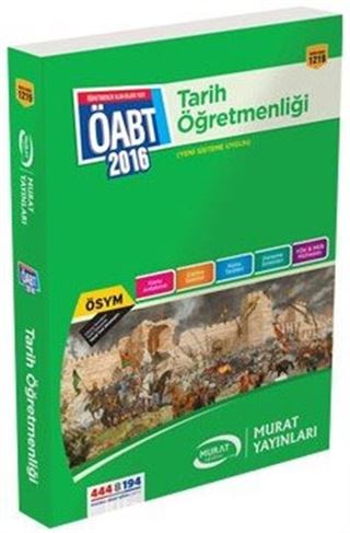 2016 ÖABT Tarih Öğretmenliği