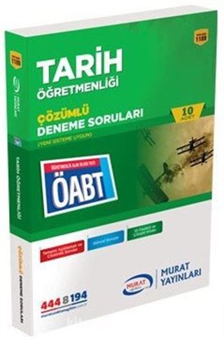 2016 ÖABT Tarih Öğretmenliği Çözümlü Deneme Soruları (10 Adet ) (Kod:1189)