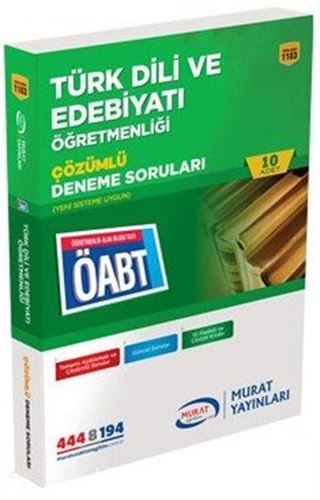 2016 ÖABT Türk Dili ve Edebiyatı Öğretmenliği Çözümlü Deneme Soruları (10 Adet ) (Kod:1183)