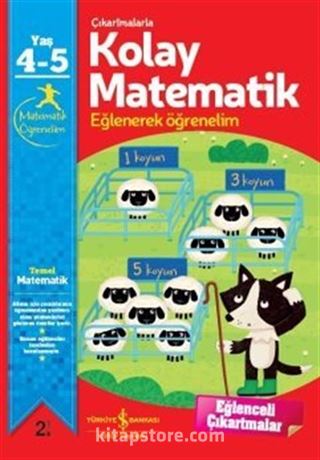 Çıkartmalarla Kolay Matematik 4-5 Yaş