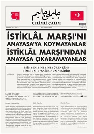 Çelimli Çalım Türk Milliyetçilerinin Mecmuası Aylık Dergi Yıl:2 Sayı:17