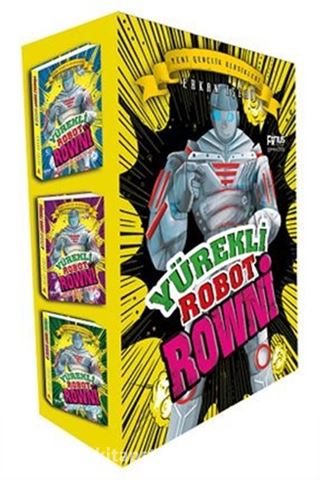 Yürekli Robot Rowni Seti (3 Kitap Kutulu)