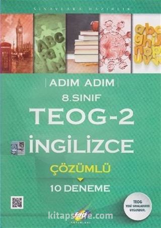 Adım Adım 8. Sınıf TEOG-2 İngilizce Çözümlü 10 Deneme