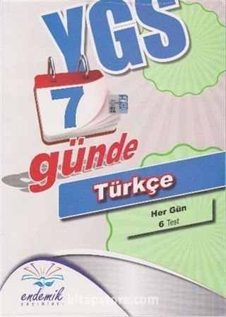 YGS 7 Günde Türkçe