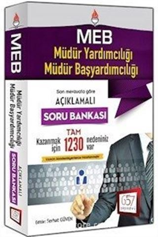 2016 MEB Müdür Yardımcılığı ve Müdür Başyardımcılığı Açıklamalı Soru Bankası