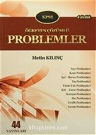 KPSS Öğreten Çözümlü Problemler