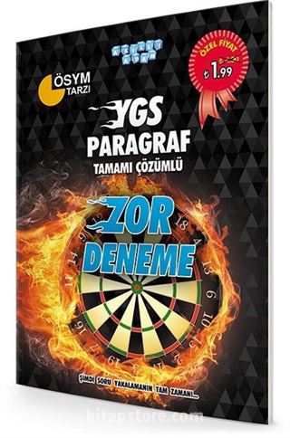 YGS Paragraf Zor Deneme Sınavı Tamamı Çözümlü