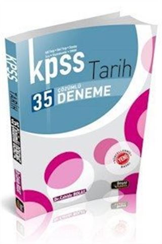 2016 KPSS Genel Kültür Çözümlü 35 Tarih Deneme