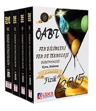 2015 ÖABT Fen ve Teknoloji Öğretmenliği Konu Anlatımlı Soru Çözümlü (4 Kitap)