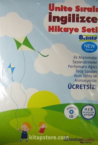 8. Sınıf Ünite Sıralı İngilizce Hikaye Seti