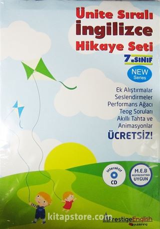 7. Sınıf Ünite Sıralı İngilizce Hikaye Seti