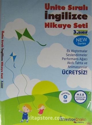 3. Sınıf Ünite Sıralı İngilizce Hikaye Seti