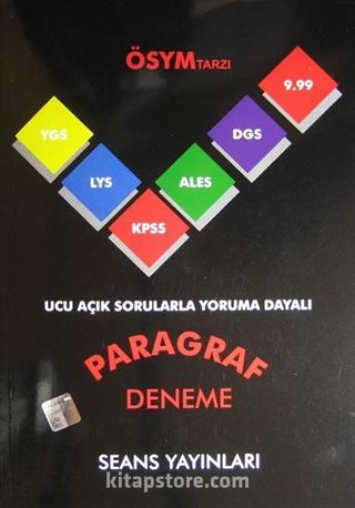 ÖSYM Tarzı Paragraf Deneme (YGS-LYS-KPSS-ALES-DGS)