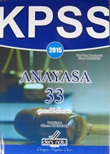 2015 KPSS Anayasa 33 Çerezlik Deneme