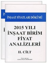 2015 Yılı İnşaat Birim Fiyat Analizleri (2 Cilt)