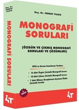 Monografi Soruları (Özgün ve Çıkmış Monografi Soruları ve Çözümleri)