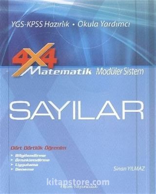 YGS-KPSS Hazırlık 4x4 Matermatik Modüler Sistem Sayılar