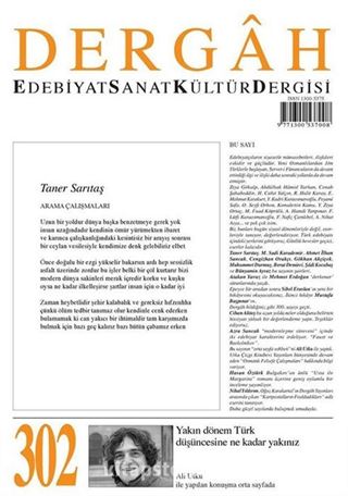 Dergah Edebiyat Sanat Kültür Dergisi Sayı:302 Nisan 2015