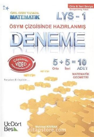 LYS 1 ÖSYM Çizgisinde Hazırlanmış Matematik Deneme (Orta-İleri Seviye)