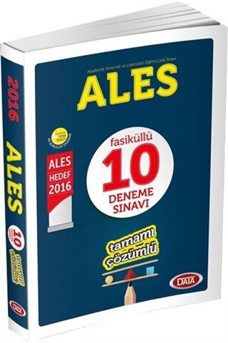 2016 ALES Fasiküllü 10 Deneme Sınavı