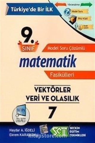 9. Sınıf Vektörler Veri ve Olasılık Matematik Fasikülleri