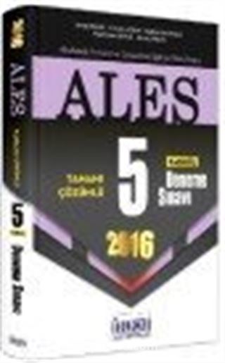 2016 ALES Tamamı Çözümlü 5 Fasikül Deneme Sınavı