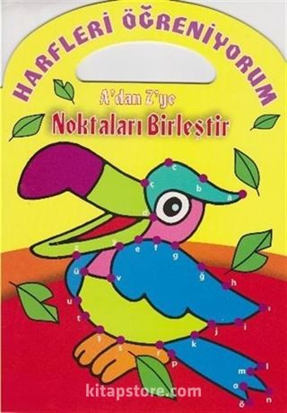 Harfleri Öğreniyorum A'dan Z'ye Noktaları Birleştir